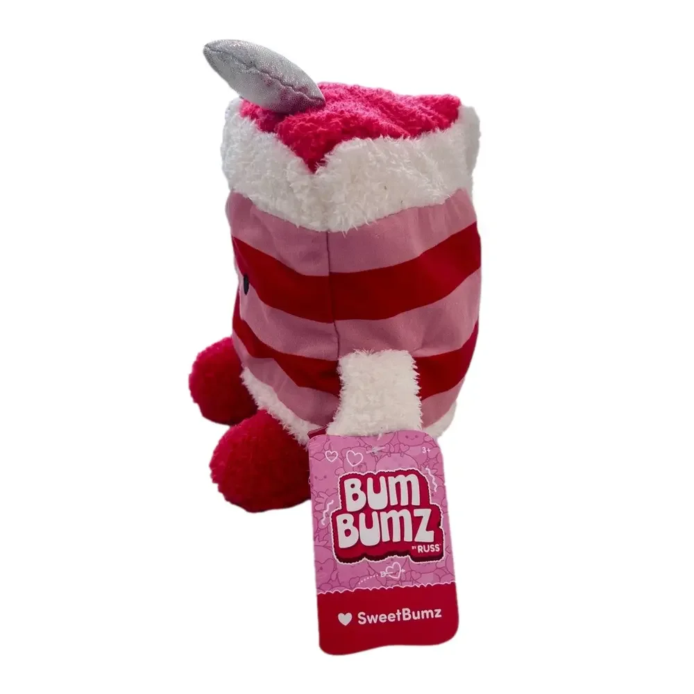 SweetBumz Conway the Cake Plushie Bum Bumz by Russ Pink Red Kawaii NEW